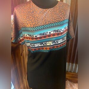 Western tshirt blouse